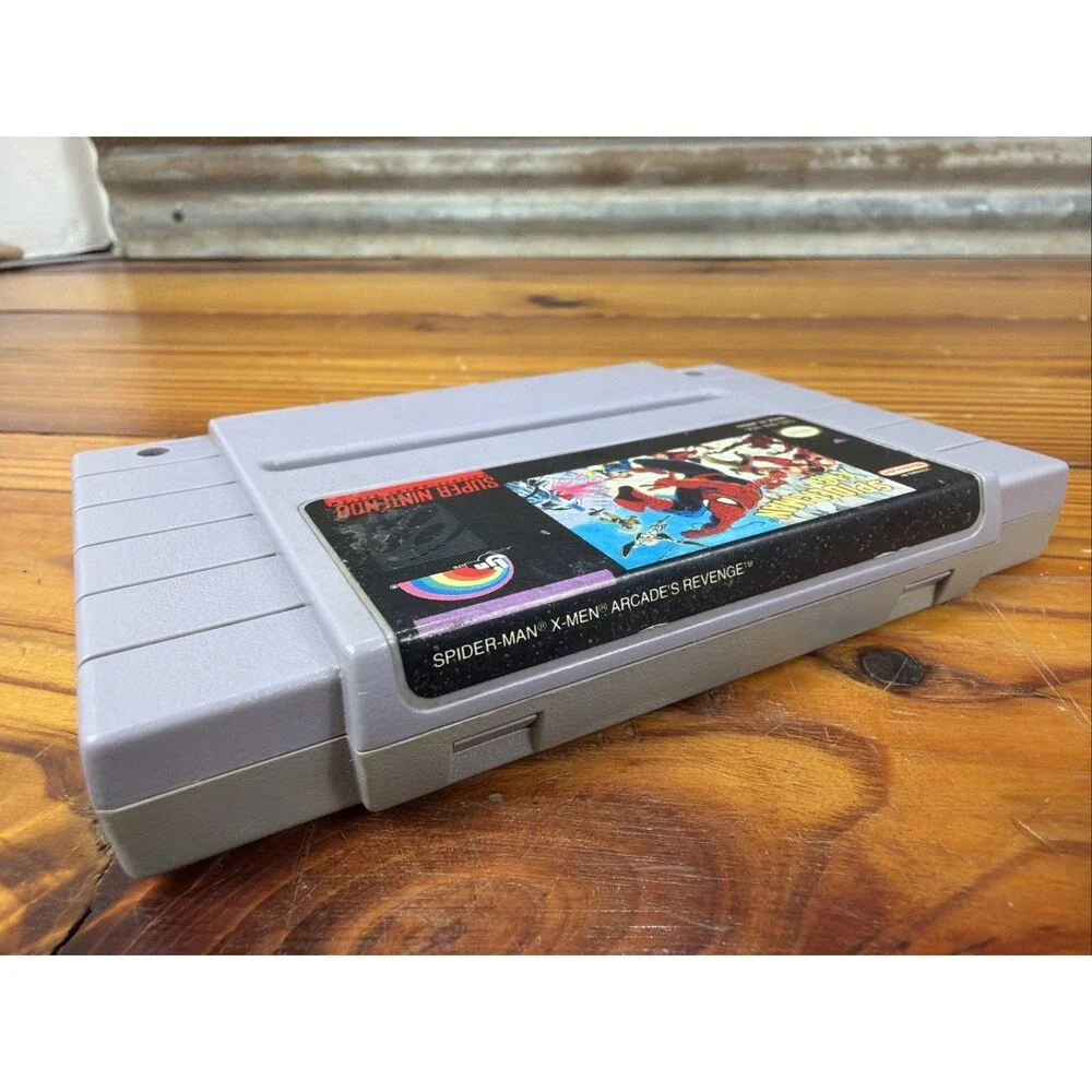 Spider-Man and The X-Men in Arcade's Revenge (SNES, 1992) - Tested Cart Only